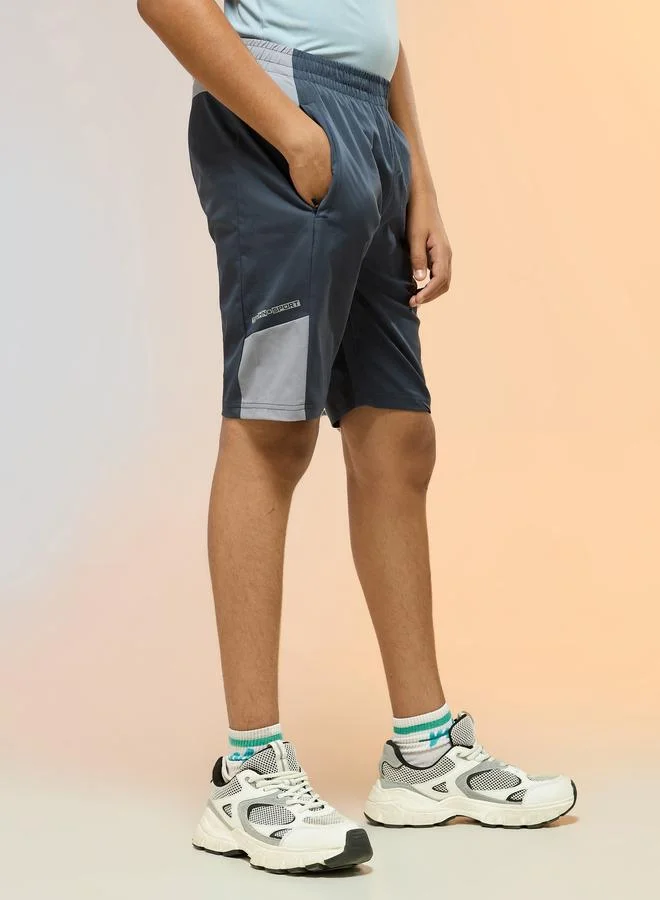 Technosport Boys Slim Fit Sports Shorts with TS FLEXI